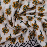 Printed Cotton Sarees - Off White SASC0036152 - Image 2