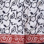 Printed Cotton Sarees - Off White SASC0036160 - Image 3