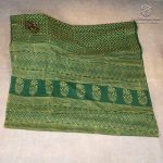 Printed Cotton Sarees - Moss Green SASC0036165