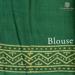 Printed Cotton Sarees - Moss Green SASC0036165 - Image 3