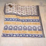 Printed Cotton Sarees - Off White SASC0036166