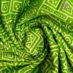 Printed Cotton Sarees - Lime Green SASC0036167 - Image 2