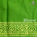 Printed Cotton Sarees - Lime Green SASC0036167 - Image 3