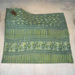 Printed Cotton Sarees - Moss Green SASC0036173
