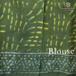 Printed Cotton Sarees - Moss Green SASC0036173 - Image 3