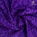 Printed Cotton Sarees - Violet SASC0036177 - Image 2