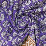 Printed Cotton Sarees - Lavender SASC0036178 - Image 2