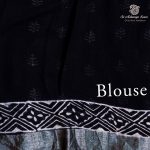 Printed Cotton Sarees - Black SASC0036183 - Image 3