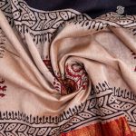 Pure Maheshwari Silk Sarees - Black SASMS36185 - Image 2