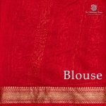 Pure Maheshwari Silk Sarees - Red SASMS36189 - Image 3