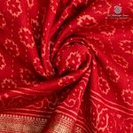 Pure Maheshwari Silk Sarees - Red SASMS36189 - Image 2