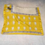 Pure Maheshwari Silk Sarees - Light Yellow SASMS36190