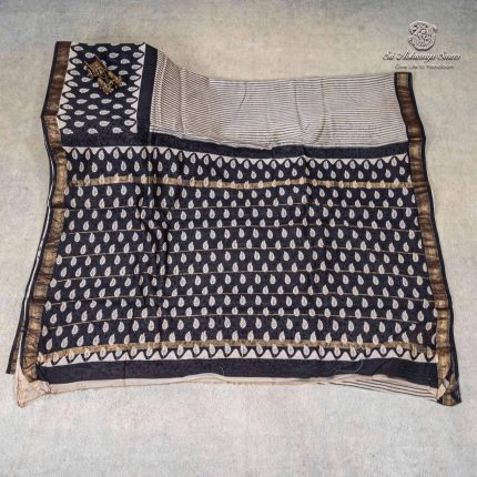 Pure Maheshwari Silk Sarees - Beige SASMS36194