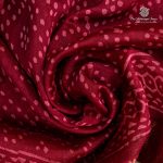 Pure Maheshwari Silk Sarees - Dark Burgundy SASMS36197 - Image 2