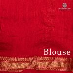 Pure Maheshwari Silk Sarees - Red SASMS36202 - Image 3