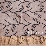 Pure Maheshwari Silk Sarees - Beige SASMS36204 - Image 3
