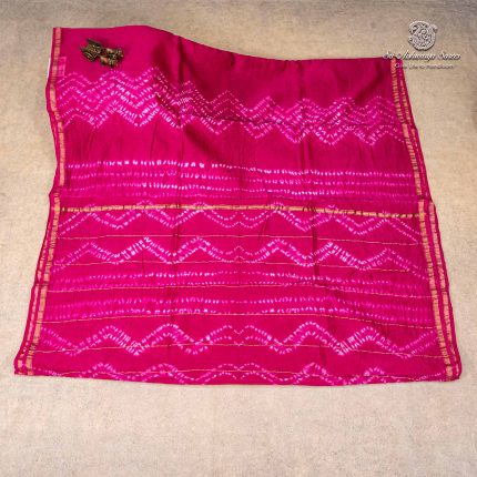 Pure Maheshwari Silk Sarees - Rani Pink SASMS36205