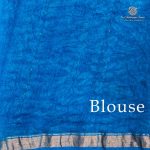 Pure Maheshwari Silk Sarees - Blue SASMS36206 - Image 3