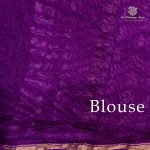 Pure Maheshwari Silk Sarees - Violet SASMS36208 - Image 3