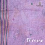 Jamdani Cotton Sarees - Lavender SASMS36209 - Image 3