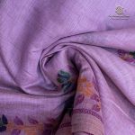 Jamdani Cotton Sarees - Lavender SASMS36209 - Image 2