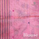 Jamdani Cotton Sarees - Pink SASMS36211 - Image 3