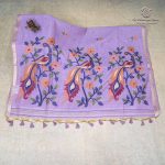 Jamdani Cotton Sarees - Lavender SASMS36214