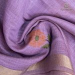 Jamdani Cotton Sarees - Lavender SASMS36214 - Image 2