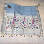 Paitani Fancy Sarees - Greyish Blue SASMS36220