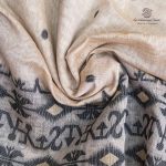 Jamdani Cotton Sarees - Beige SASMS36232 - Image 2