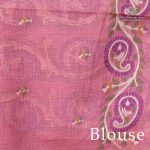 Jamdani Cotton Sarees - Pink SASMS36233 - Image 3
