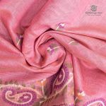 Jamdani Cotton Sarees - Pink SASMS36233 - Image 2