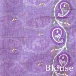 Jamdani Cotton Sarees - Lavender SASMS36236 - Image 3