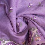 Jamdani Cotton Sarees - Lavender SASMS36236 - Image 2