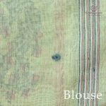 Jamdani Cotton Sarees - Pista Green SASMS36242 - Image 3