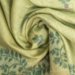 Jamdani Cotton Sarees - Pista Green SASMS36242 - Image 2