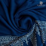 Modal Silk Sarees -  Dark Teal Blue SASMS36248 - Image 2