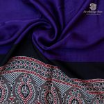 Modal Silk Sarees -  Deep Purple SASMS36256 - Image 2