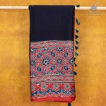 Modal Silk Sarees -  Black SASMS36257
