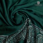 Modal Silk Sarees -  Dark Green SASMS36258 - Image 2