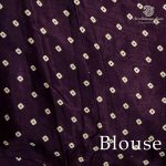 Modal Silk Sarees -  Dark Wine SASMS36259 - Image 3