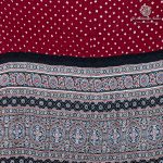 Modal Silk Sarees -  Maroon SASMS36262 - Image 4