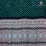 Modal Silk Sarees -  Dark Green SASMS36264 - Image 4