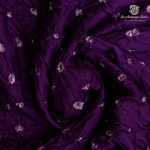 Modal Silk Sarees -  Dark Plum SASMS36265 - Image 2