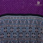 Modal Silk Sarees -  Dark Plum SASMS36265 - Image 4