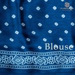 Modal Silk Sarees -  Ink Blue SASMS36267 - Image 3