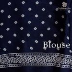 Modal Silk Sarees -  Dark Navy Blue SASMS36269 - Image 3