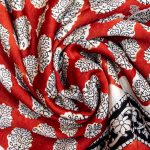 Modal Silk Sarees -  Reddish Orange SASMS36273 - Image 2