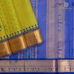 Silk Cotton Printed Sarees – Dual Shade Lime Green SASSC0036278