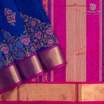 Silk Cotton Printed Sarees – Dark Navy Blue SASSC0036280